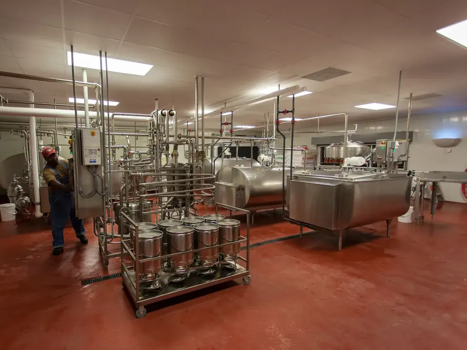 Industrial production line in a Chinese factory