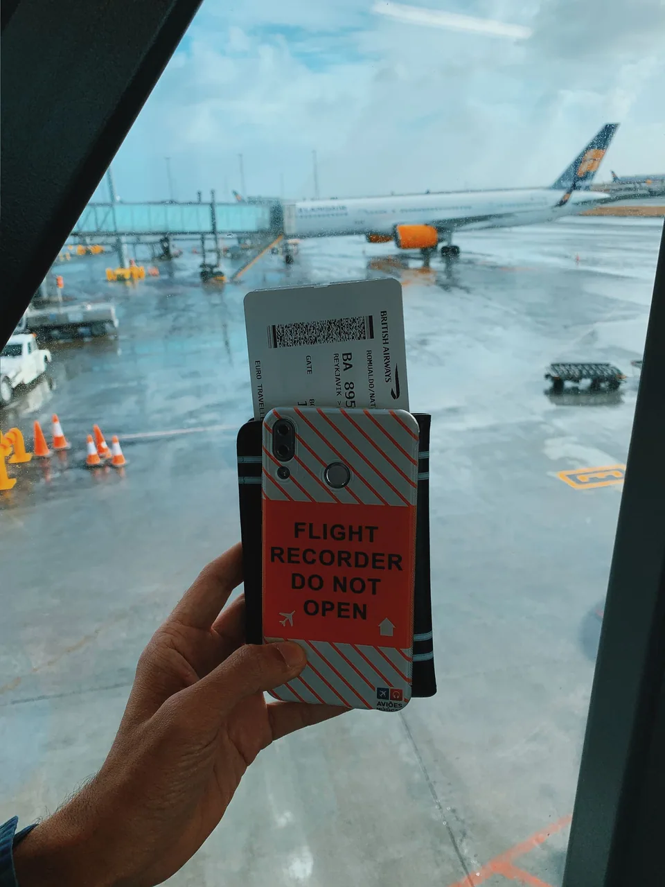 Passport and travel confirmation prepared for a journey in China