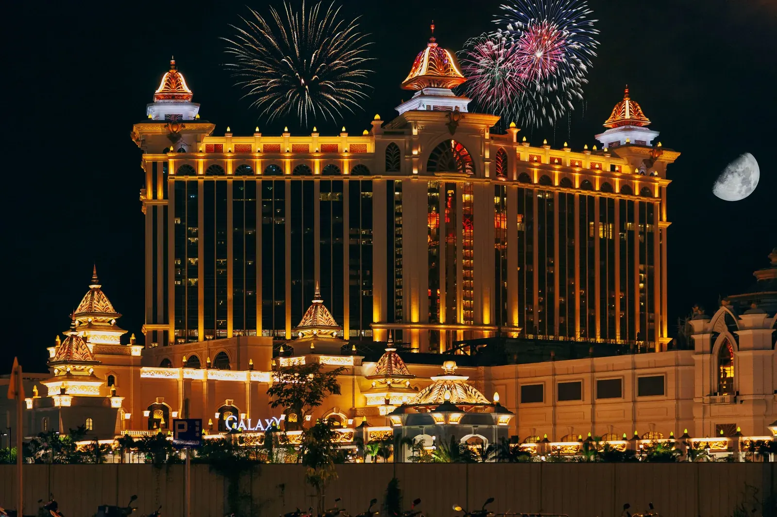 Galaxy resort and entertainment on Macau Cotai Strip