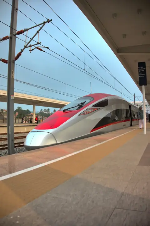 High-speed train used between Hong Kong and Shenzhen